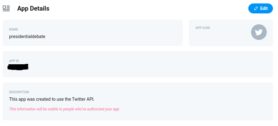 Configuring application on Twitter Developer Portal